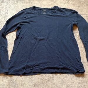 SO Womens Navy Long Sleeve Tee